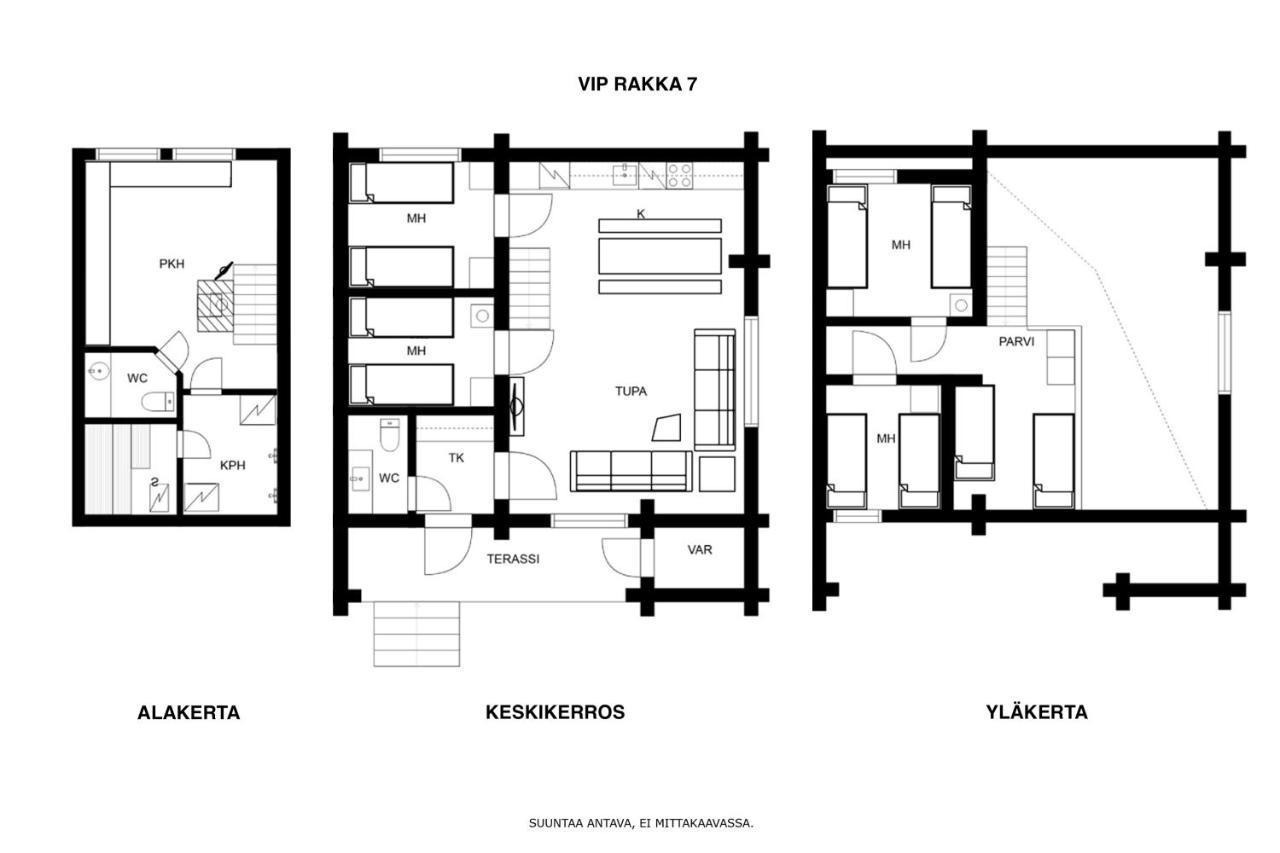 Vip Rakka Villas 7 & 8 Levi Exterior photo